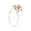 Image 3 : 14KT Rose Gold Ladies 2.10ct Morganite and Diamond Ring