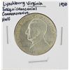 1936 Lynchburg Virginia Sesquicentennial Commemorative Half Dollar Coin