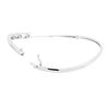 Image 2 : 14KT White Gold 0.30ctw Diamond Bangle Bracelet