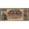 1800's $1000 Canal Bank of New Orleans Obsolete Bank Note