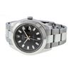 Image 3 : Mens Rolex SS 41MM Dark Rhodium Baguette Diamond Datejust 2 Oyster Band Wristwat