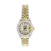 Rolex Ladies Two Tone Diamond Datejust Wristwatch