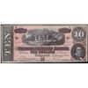 Image 1 : 1864 $10 Confederate States of America Note