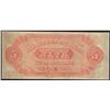 Image 2 : 1860 $5 Citizens Bank of Louisiana Obsolete Note