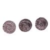 Image 2 : Lot of (3) 1540-1590 KB Hungary Ferdinand I - Madonna & Child Silver Denar Coins