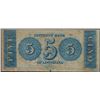Image 2 : 1800's $5 Citizens Bank of Louisiana New Orleans Obsolete Note