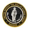 Image 1 : .999 Silver Pioneer Hotel & Gambling Hall $10 Casino Limited Edition Gaming Toke