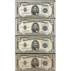 Image 1 : Lot of (4) 1934D $5 Silver Certificate Notes