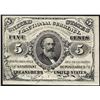 Image 1 : March 3, 1863 Five Cents Third Issue Fractional Note