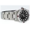 Image 2 : Rolex Midsize Stainless Steel Ruby and Diamond DateJust Wristwatch