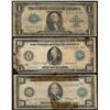 Image 1 : Assorted Lot of (3) Large Size Federal Reserve & Silver Certificate Notes