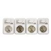 Image 1 : Set of 1922-1925 $1 Peace Silver Dollar Coins NGC MS64