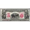 Image 1 : 1901 $10 Bison Legal Tender Note