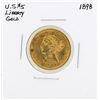 1898 $5 Liberty Head Half Eagle Gold Coin