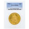 1924 $20 St. Gaudens Double Eagle Gold Coin PCGS MS66