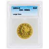 1854-O $10 Large Date Liberty Head Eagle Gold Coin ICG MS61