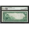 Image 2 : 1902 PB $20 Los Angeles National Currency Note CH# 6864 PMG Extremely Fine 40EPQ