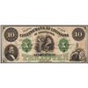 1800's $10 Citizens Bank of Louisiana Obsolete Note