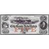 1800's $5 City Bank of New Haven Obsolete Note