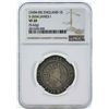 1604 England 1 Shilling James I Coin NGC VF20
