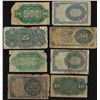 Image 2 : Lot of (8) Miscellaneous Fractional Currency Notes