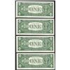 Image 2 : Lot of (4) Consecutive 1957 $1 Silver Certificate Notes Uncirculated