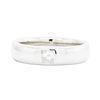 14KT White Gold Men's 0.30ct Diamond Ring