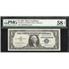 Image 1 : 1957 $1 Silver Certificate Note Fr.1619 PMG Choice About Uncirculated 58EPQ