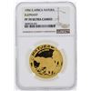 1996 South Africa Natura Elephant 1 oz Gold Coin NGC PF70 Ultra Cameo