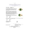 Image 5 : 14KT Yellow Gold 1.32ct Emerald and Diamond Ring