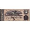 Image 1 : 1864 $5 Confederate States of America Note