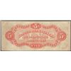 Image 2 : 1800's $5 Citizens Bank of Louisiana Obsolete Note