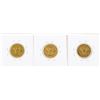 Image 2 : Lot of 1880-1882 $5 Liberty Head Half Eagle Gold Coins