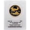 Image 1 : 1987-W $50 American Gold Eagle Proof Coin PCGS PR69DCAM