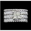 18KT White Gold 1.85ctw. Diamond Ring