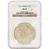 Image 1 : 1921 $1 Morgan Silver Dollar Coin NGC MS65