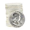 Image 1 : Roll of (20) 1958-D Brilliant Uncirculated Franklin Half Dollar Coins