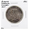 Image 1 : 1921 Alabama Centennial Commemorative Half Dollar Coin