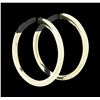 Image 1 : 14KT Yellow Gold Hoop Earrings