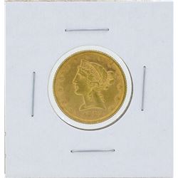 1882 $5 Liberty Head Half Eagle Gold Coin