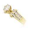 Image 3 : 18KT Yellow Gold 2.54ctw Diamond Ring
