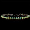 Image 1 : NATURAL AAA RAINBOW WHITE OPAL Bracelet
