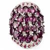 Image 2 : Natural Pink Raspberry Rhodolite Garnet Ruby Ring