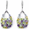 Image 1 : TOPAZ TANZANITE PERIDOT AMETHYST CITRINE Earrings