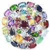 Image 1 : Natural  RUBY EMERALD SAPPHIRE TOPAZ Ring