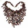 Image 2 : Natural Handmade Fancy Tourmaline Pearl Crystal Necklac