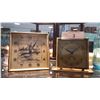 Image 1 : TWO VINTAGE COMPLIMENTARY CLOCKS
