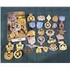 Image 1 : BOX LOT OF MISC MEDALS, BADGES, ETC