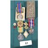Image 1 : LOT OF APPROX 8 PC ARMY MEDALS & PINS