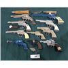 Image 1 : LOT OF APPROX 10 TOY PISTOLS & TWO KNIVES